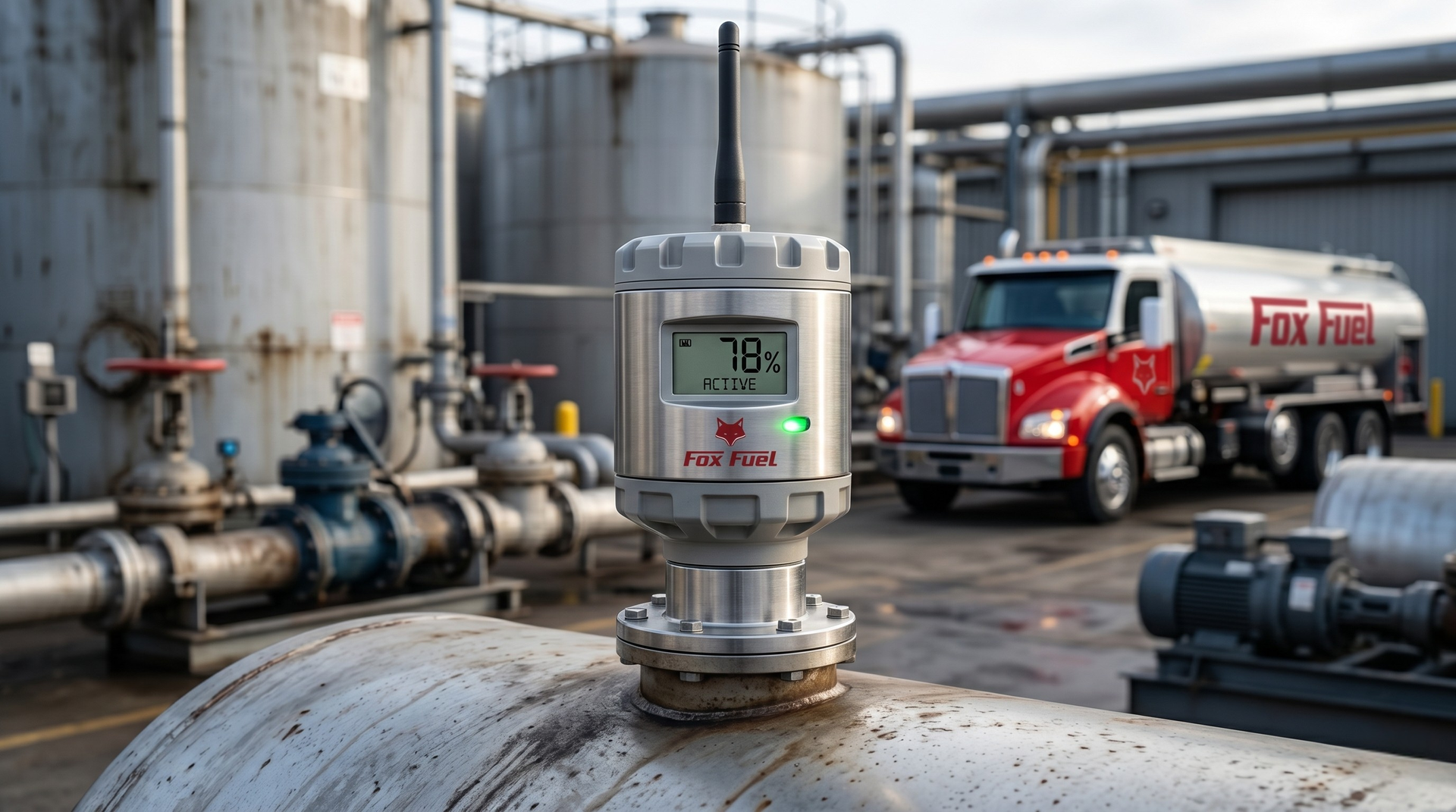 Emergency fuel delivery support at a commercial site