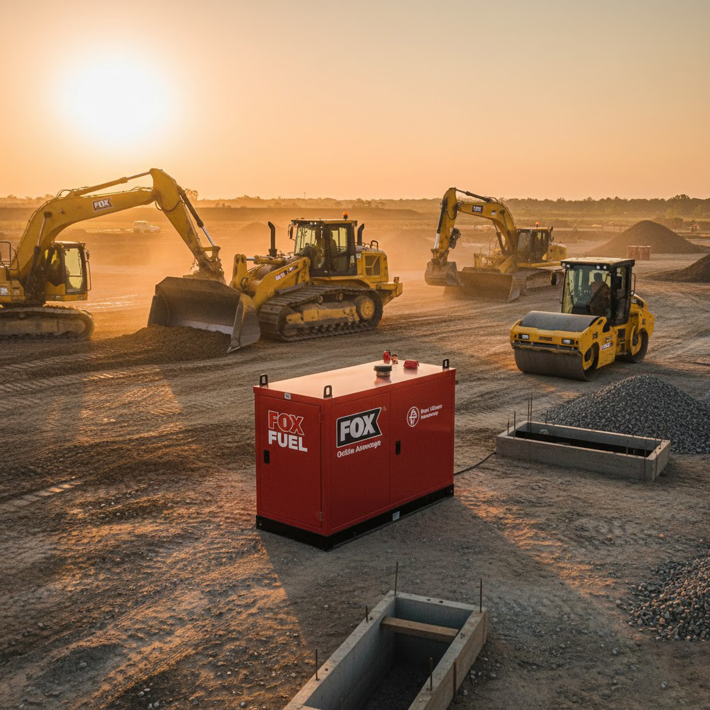 Nighttime emergency fuel truck dispatch