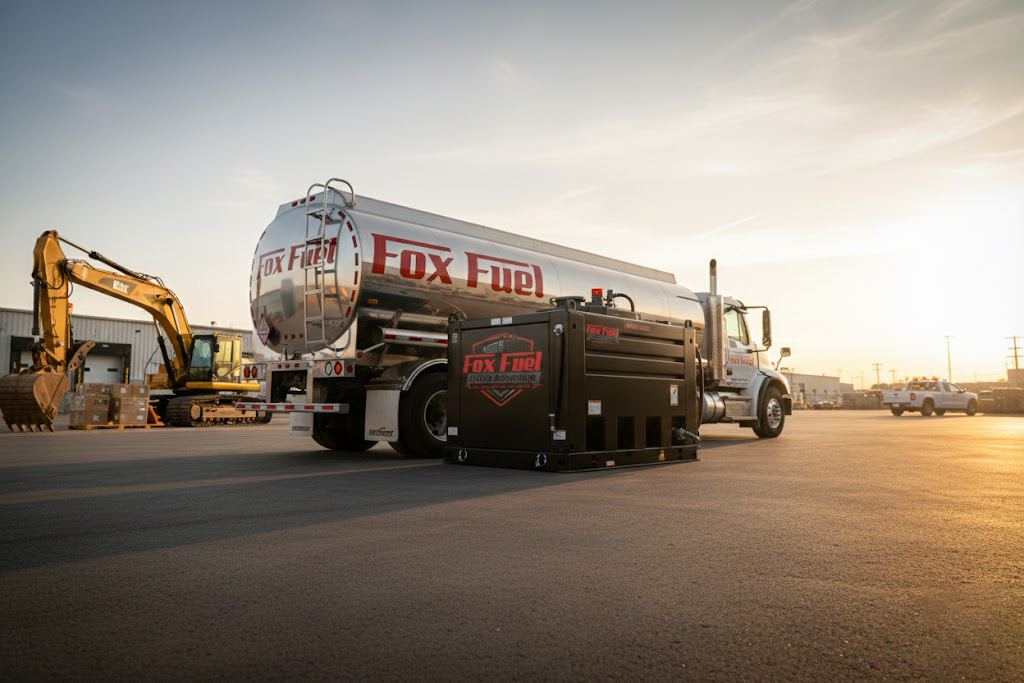 Fleet fueling tank program at a commercial yard