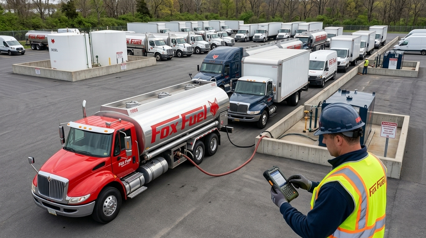 Temporary tank deployment at an active jobsite