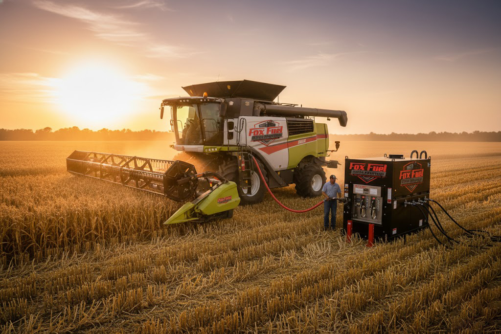 On-site tank monitoring and storage setup
