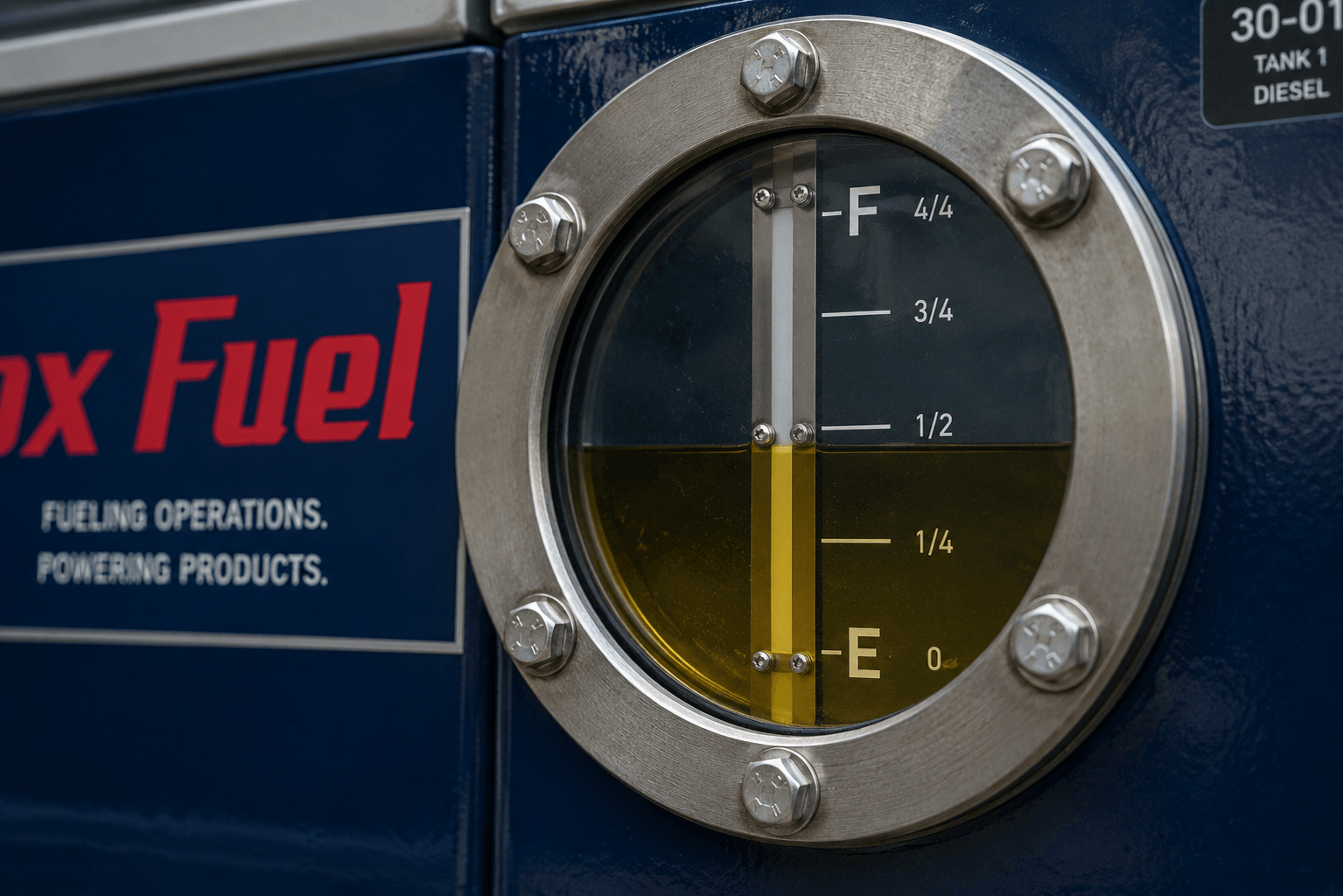 Fuel tank gauge monitoring - Fox Fuel tank management programs