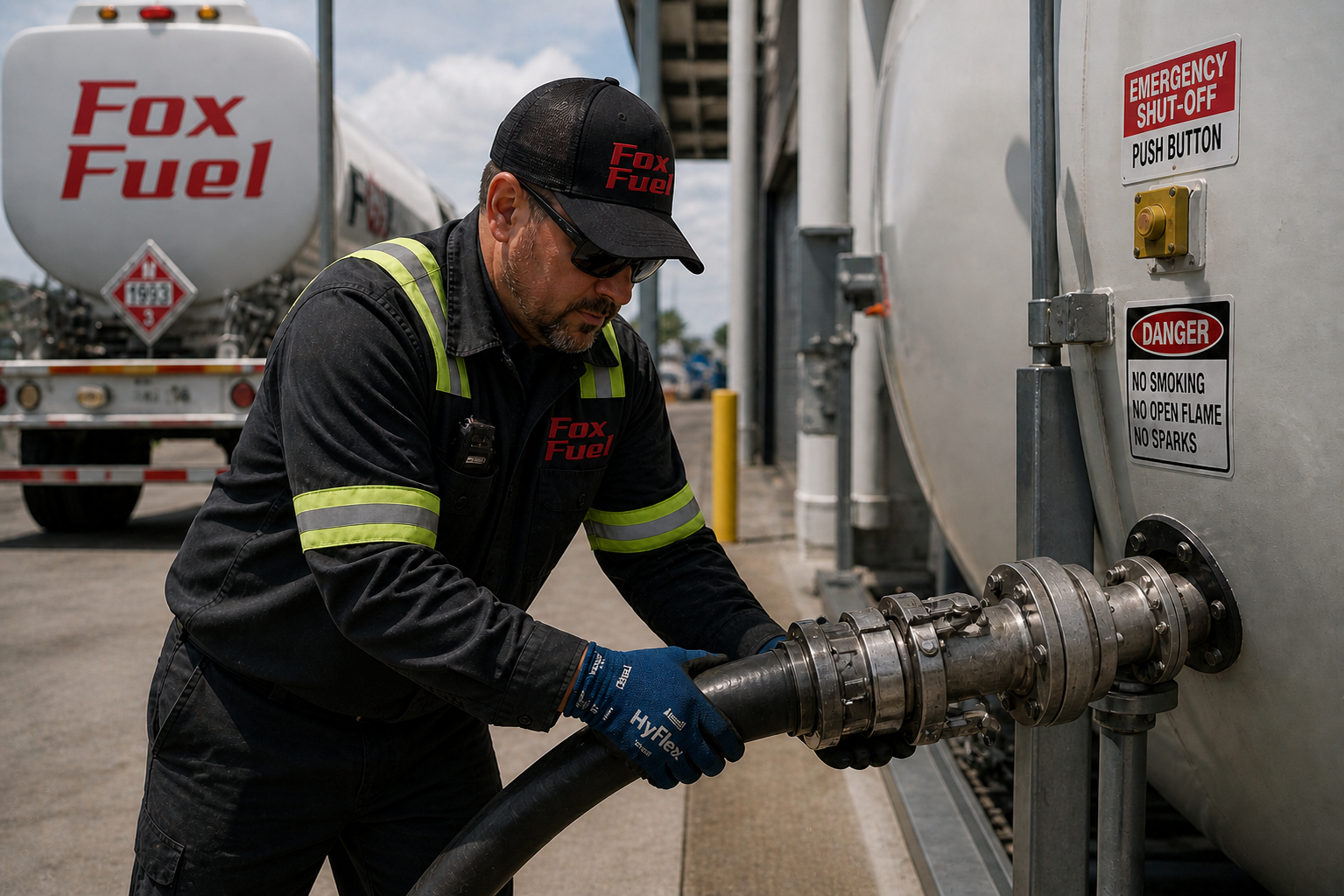 Fleet fuel delivery metered ticket documentation